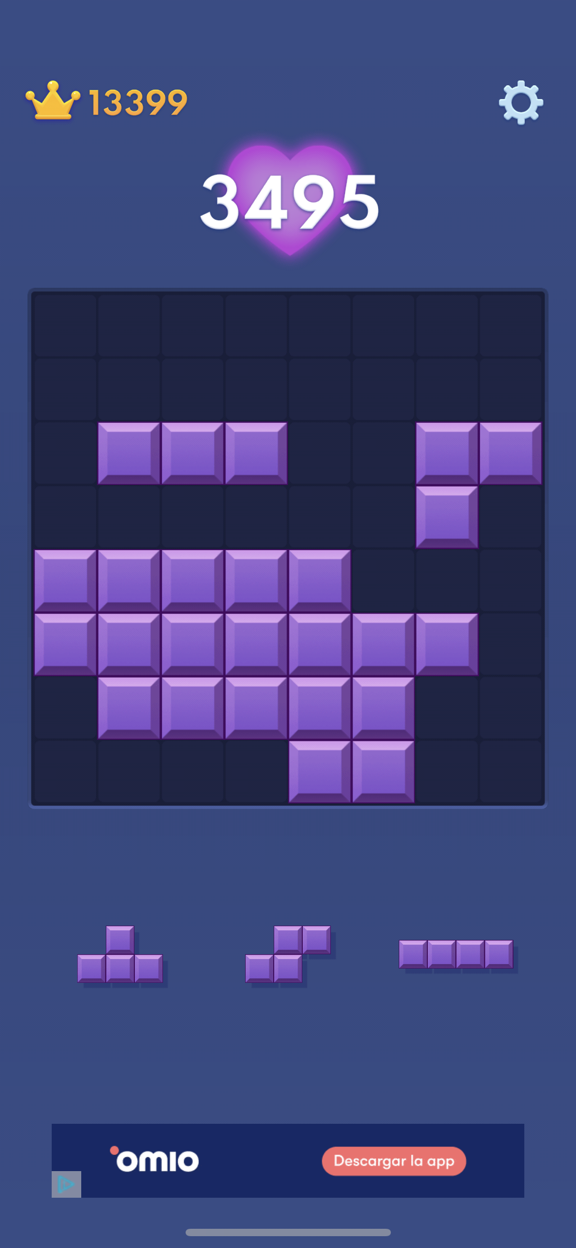Block Blast Example Grid
